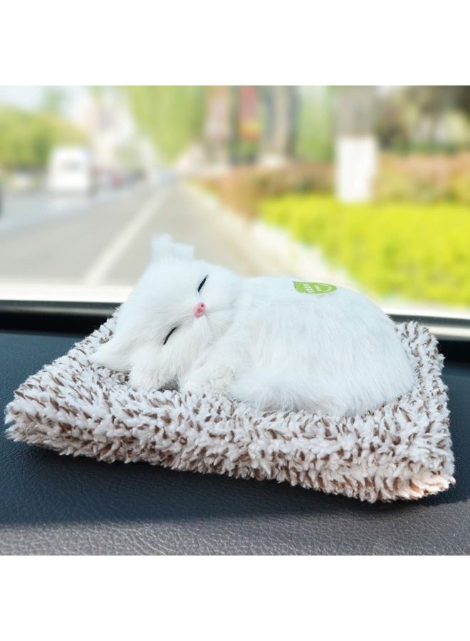 Realistic Sleeping Cat Toy，None Battery Need - Image 2